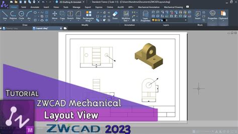 ZWCAD Tutorial Layout View YouTube