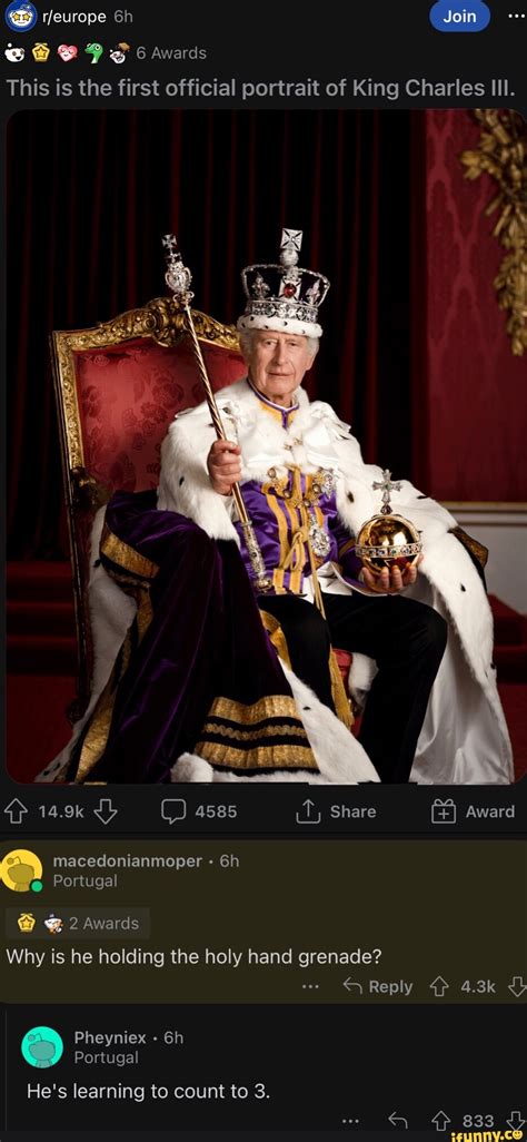 Join 6 Awards This Is The First Official Portrait Of King Charles