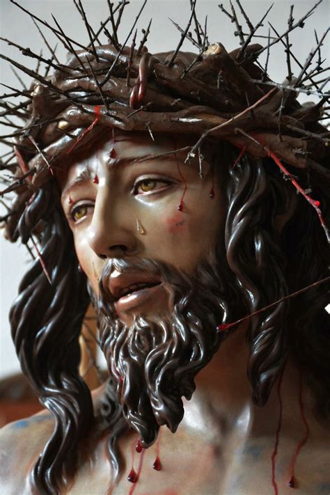 Jesus Crowned With Thorns Jesus Christ Painting Jesus Face Jesus And Mary Pictures