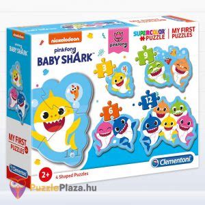 Első kirakós Baby Shark puzzle Clementoni SuperColor My First Puzzle