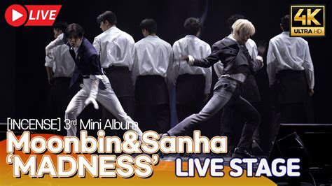 Live Astro Moonbin Sanha Madness Title Track Stage Incense