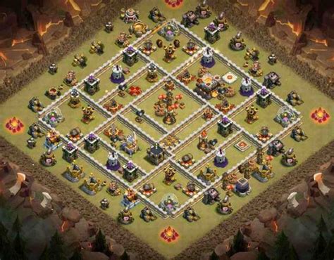 82+ Best TH11 War Base Links Anti 2 Stars 2024