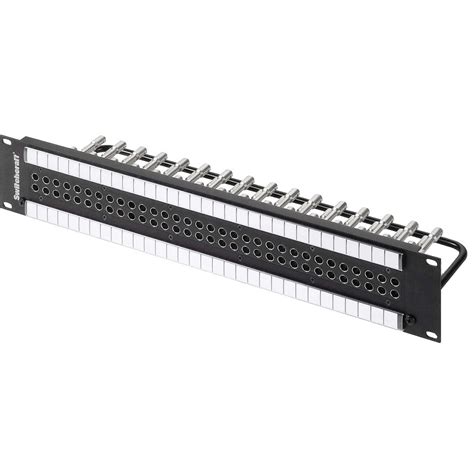 Switchcraft Mvp32k375t 2ru 2x32 Midsize Video Patchbay Normalled 75