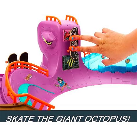 Pista Conjunto Skate Octopark Hot Wheels Dor Mi Brinquedos