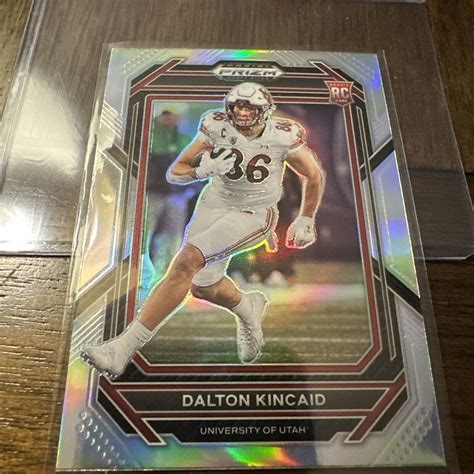 2023 Panini Prizm Draft Picks Silver Prizm 157 Dalton Kincaid RC