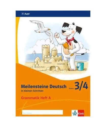 Meilensteine Deutsch Grammatik Heft A Klasse 3 4 Ausgabe Ab 2017 EBay