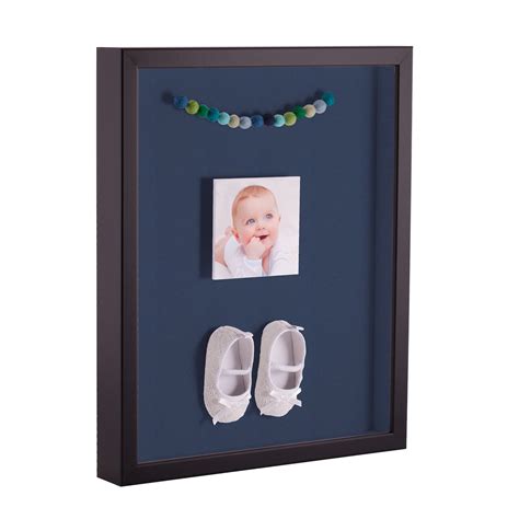 ArtToFrames 20x24 Inch Shadow Box Picture Frame, with a Satin Black ...