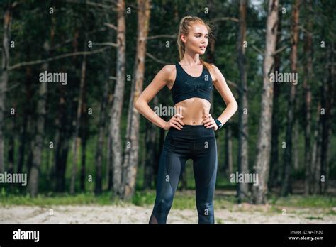 Athletic Blonde Hi Res Stock Photography And Images Alamy
