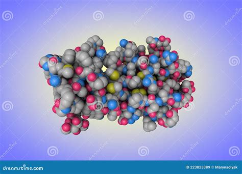 Human Chorionic Gonadotropin (hCG) Glycoprotein Hormone, Chemical ...