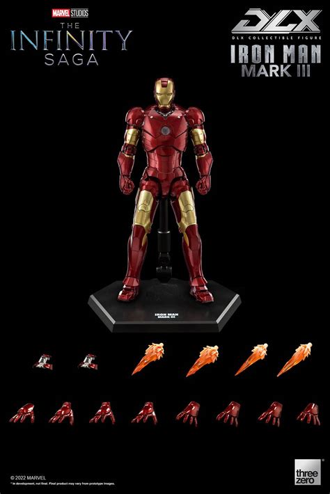 Threezero Info Marvel Studio The Infinity Saga Dlx Iron Man Mark 3