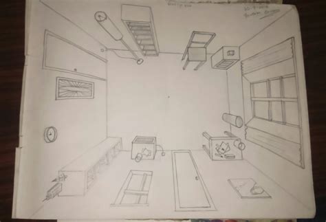 birds eye view drawing of a bedroom - howtotrainyourdragonhiccupastrid