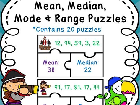 Mean Median Mode Range Teaching Resources