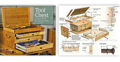 Dovetailed Tool Chest Plans • WoodArchivist