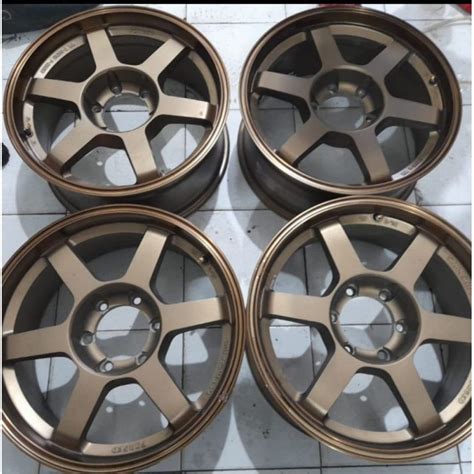 Jual Velg Bekas Hsr Tokyo Ring 18x8 Pcd 6x139 Et 20 Cocok Pajero