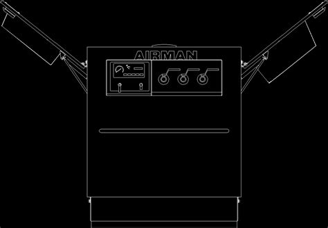 Generator Of Electric Current Dwg Block For Autocad • Designs Cad