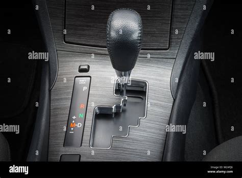 Automatic Transmission Gearshift Stick Close Up View Stock Photo Alamy