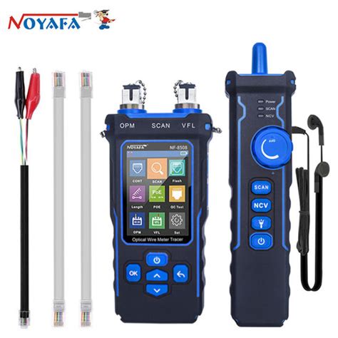 NOYAFA NF 8508 Network Cable Tester Optical Wire Meter Tracer LCD