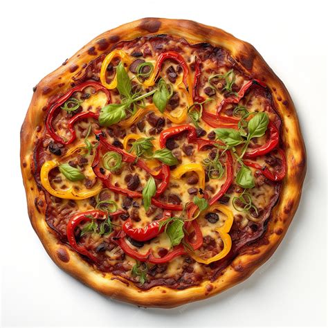 Premium Photo An Isolated Ultradetailed Photograph Of Barbecue Pizza