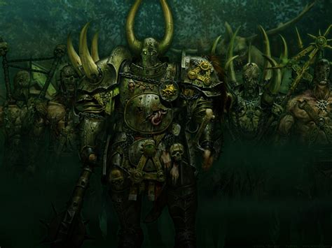 Warhammer Online Chaos Nurgle Wallpaper By David Mills On Deviantart