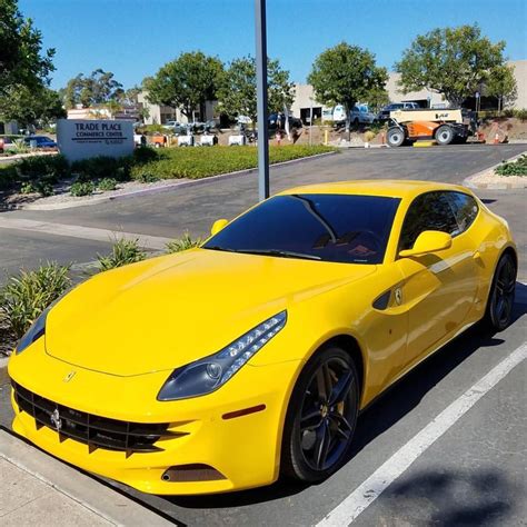 ferrari ff yellow