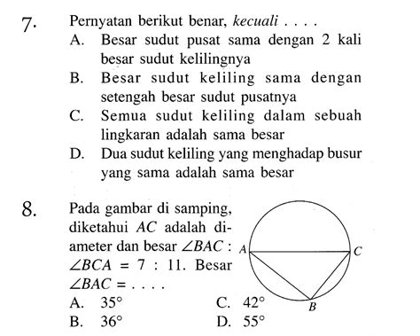 Sudut Keliling Lingkaran 4