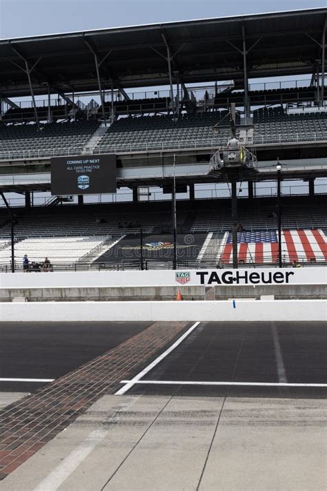 The Yard Of Bricks Start Finish Line And Flag Stand At Indianapolis