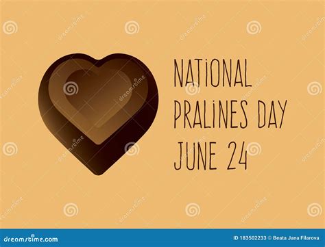 National Pralines Day Vector Stock Vector Illustration Of Holiday