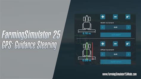 GPS For FS25 Guidance Steering Mod