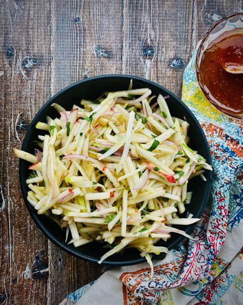 Hot Honey Apple Fennel Slaw Zenbelly