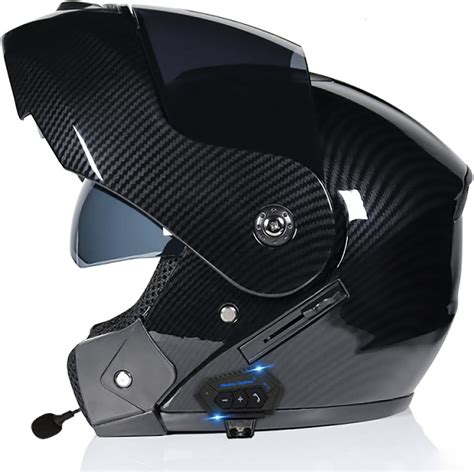 Casco Moto Integrato Bluetooth Modulare Flip Full Face Moto Casco Certificazione Ece Casco Moto