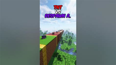 Minecraft Tnt Vs Respawn Anchor🔥shorts Minecraft Youtube