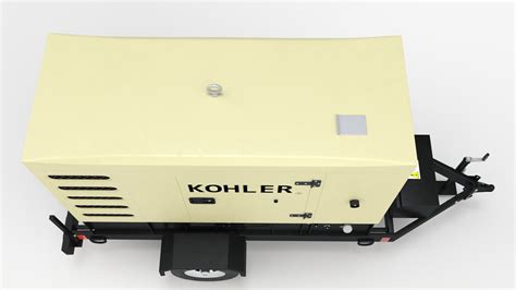 Artstation Kohler Industrial Diesel Generators Single Sand Color 3d Model Resources