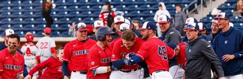 Liberty Flames Baseball Caps Off Weekend Sweep Of Marist With Walk Off