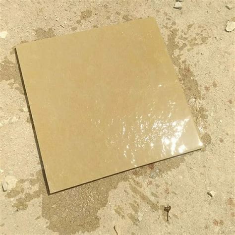 20mm Shahabad Yellow Brush Polished Tandur Stone For Flooring At Rs 40