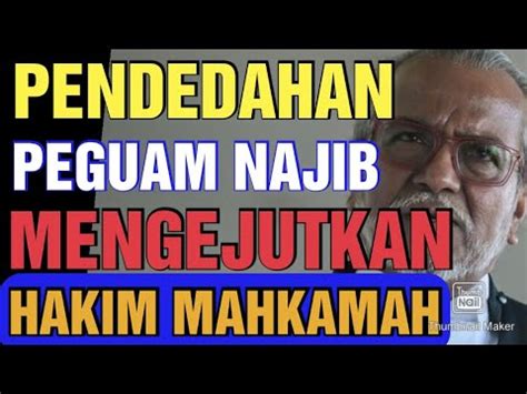 Pendedahan Peguam Najib Mengejutkan Hakim Mahkamah Youtube