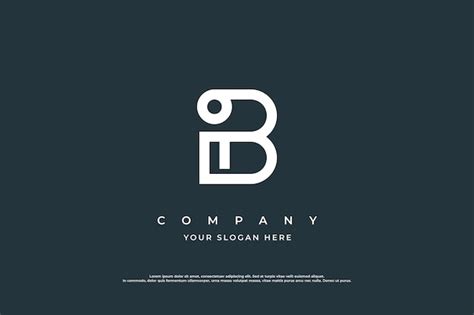 Premium Vector Initial Letter Ib Logo Design Vector Template