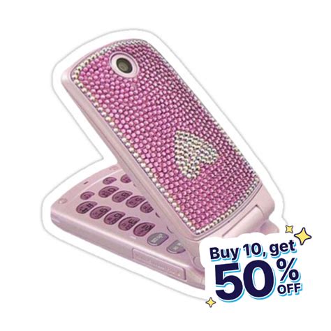 Pink Flip Phone Sticker For Sale By Venusscorpio In 2024 Flip Phone Aesthetic Flip Phones