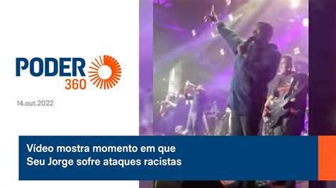 Vídeo mostra momento em que Seu Jorge sofre ataques racistas no RS