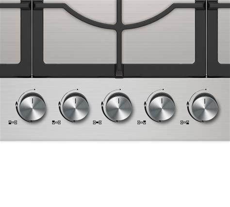 Cookology GH755SS Kitchen Hob 75cm Built In 5 Burner Gas Hob In