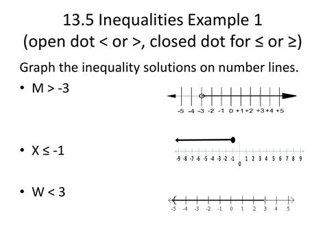 135 Inequalities Math Ppt Download