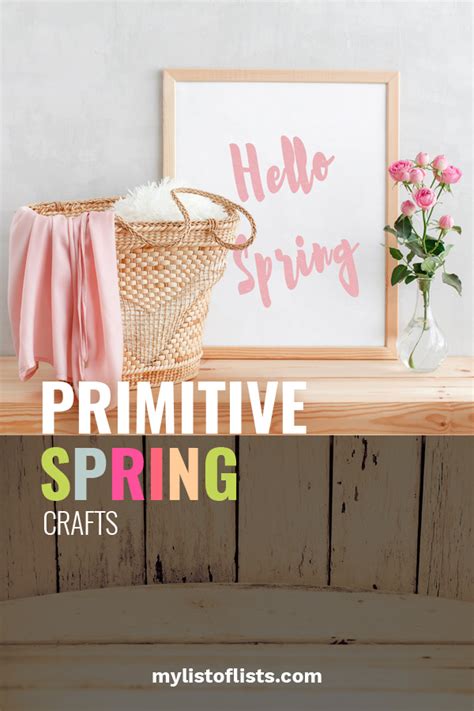 Primitive Spring Crafts For Home Decor