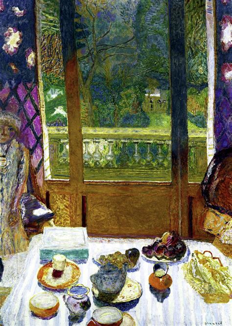 The Breakfast Room Painting by Pierre Bonnard