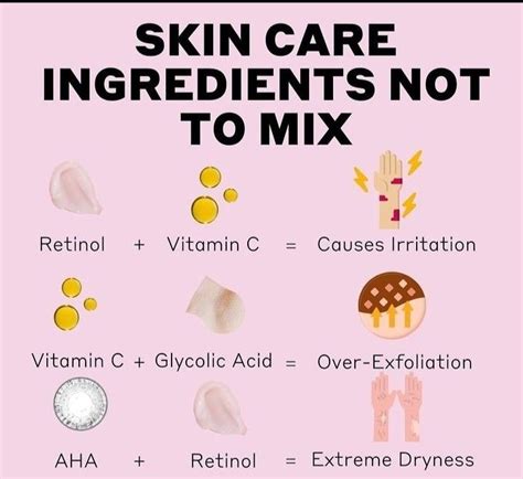 Skin care ingredients not to mix | Skin care routine order, Skin care ...