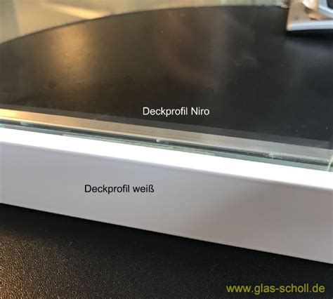 Glas Scholl Webshop Wandanschlu Profil Oberlichtprofil Grundprofil