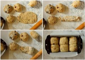 Hot Cross Buns traditionnels ou brioches de Pâques Gâteaux Délices