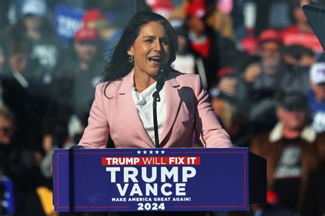 Trump Vp Pick Tulsi Gabbard Aurel Caresse