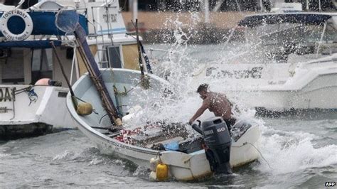 Mexico S South West Braces For Tropical Storm Carlos Bbc News