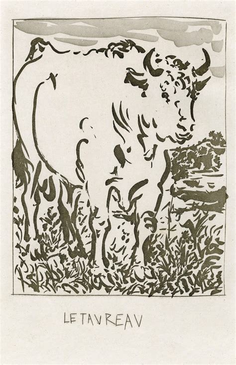 Pablo Picasso Le Taureau Le Boeuf The Bull At 1stdibs Le Taureau Picasso Picasso