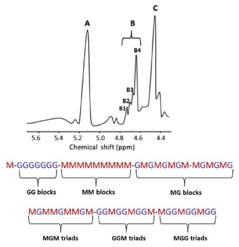 Possible Sequences Of L Guluronic G And D Mannuronic M Acids In Download Scientific Diagram