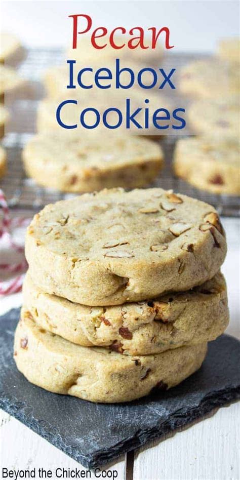 Pecan Icebox Cookies Recipe Icebox Cookies Baking Recipes Cookies Refrigerator Cookies